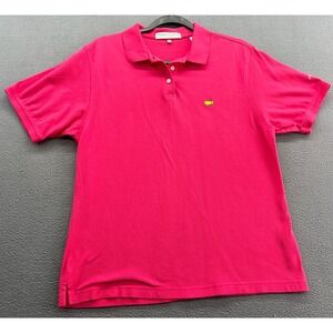 Masters Collection Ladies Shirt Sz XL Pink Golf Polo Embroidered Masters Logo